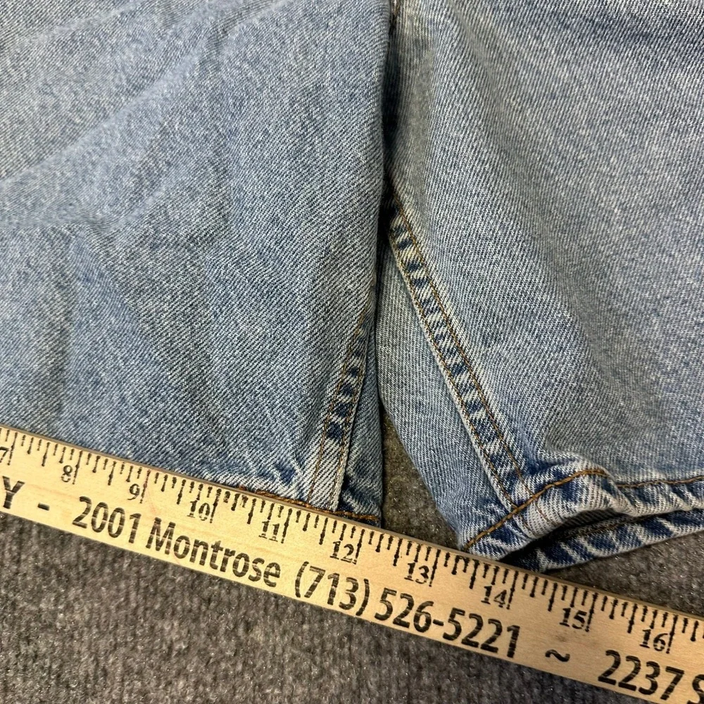 Levi's Shorts Womens Size 16 Light Wash Denim Relaxed Fit Orange Tab USA Made